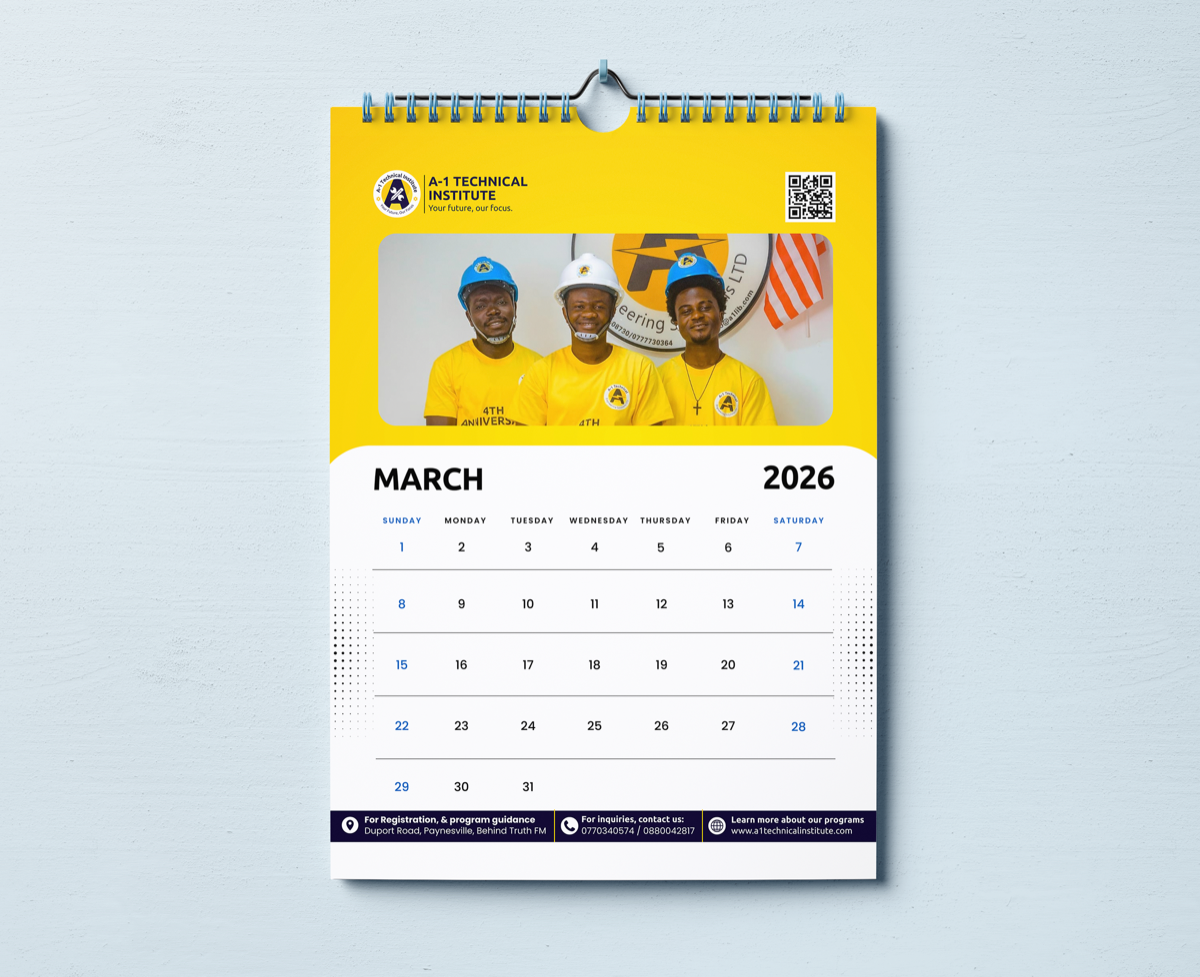 A1 Calendar 3